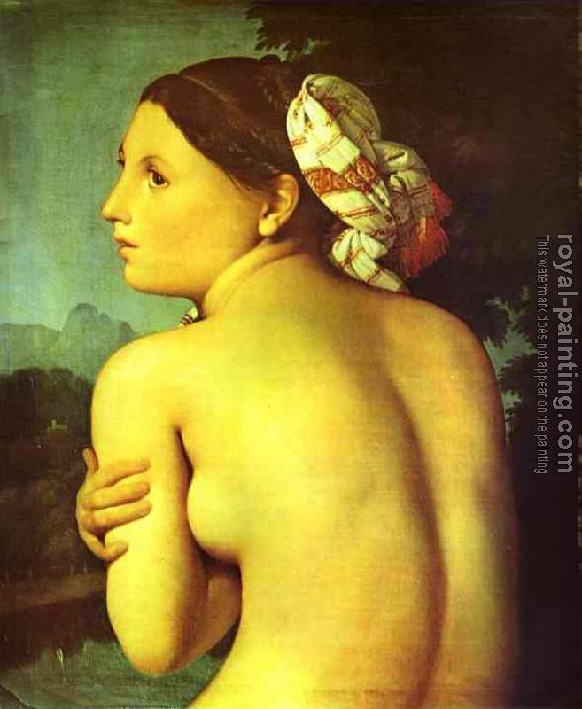 Jean Auguste Dominique Ingres : Half-figure of a Bather